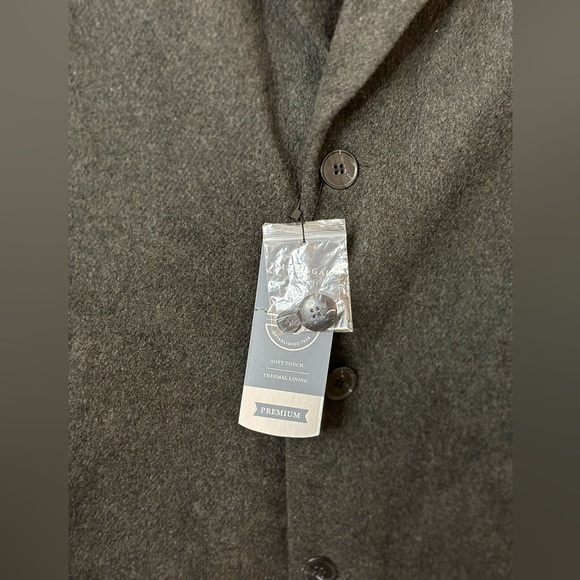 J.M Haggar Charcoal Men’s Coat With Thermal Lining Size M - Picture 8 of 11